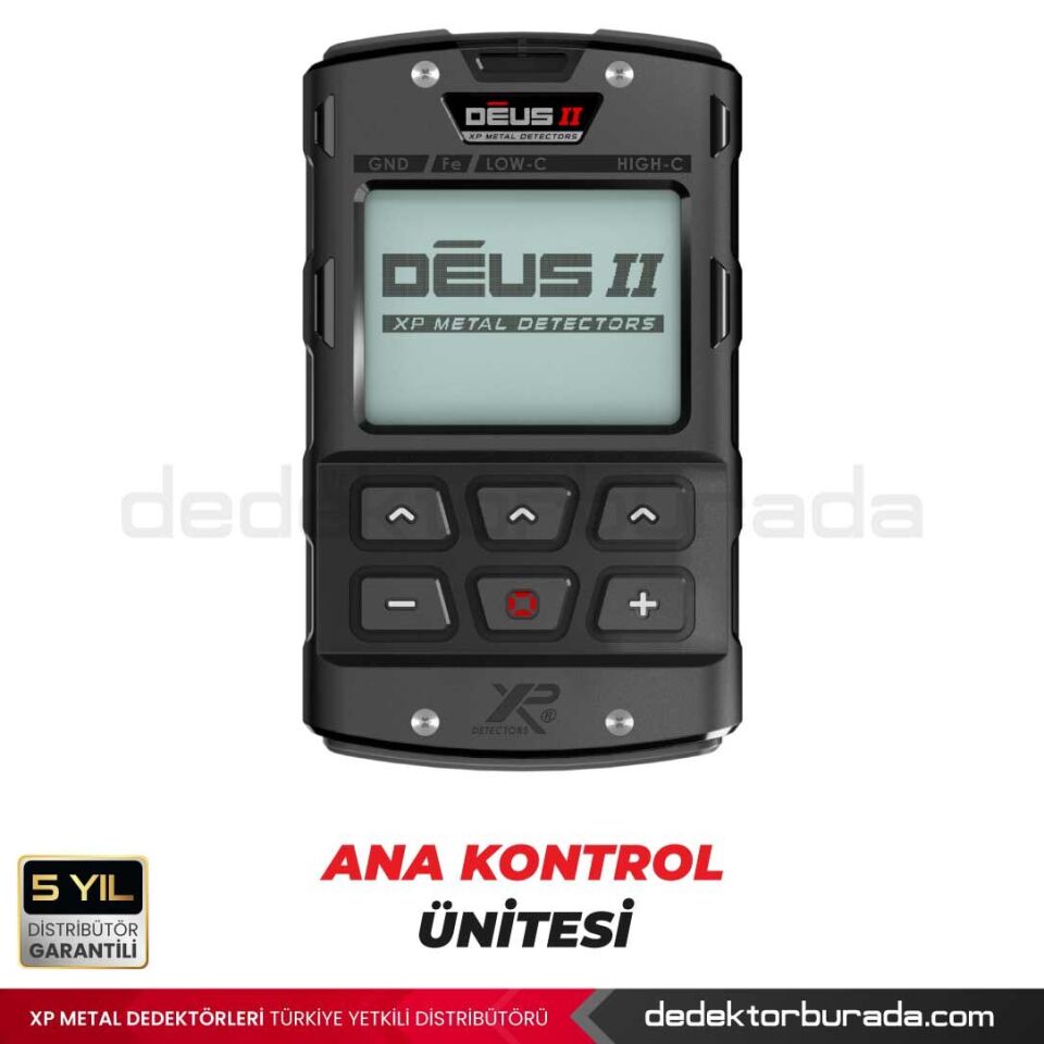 Deus 2 Dedektör - 34x28cm FMF Başlık, Ana Kontrol Ünitesi, WSA2 Kulaklık