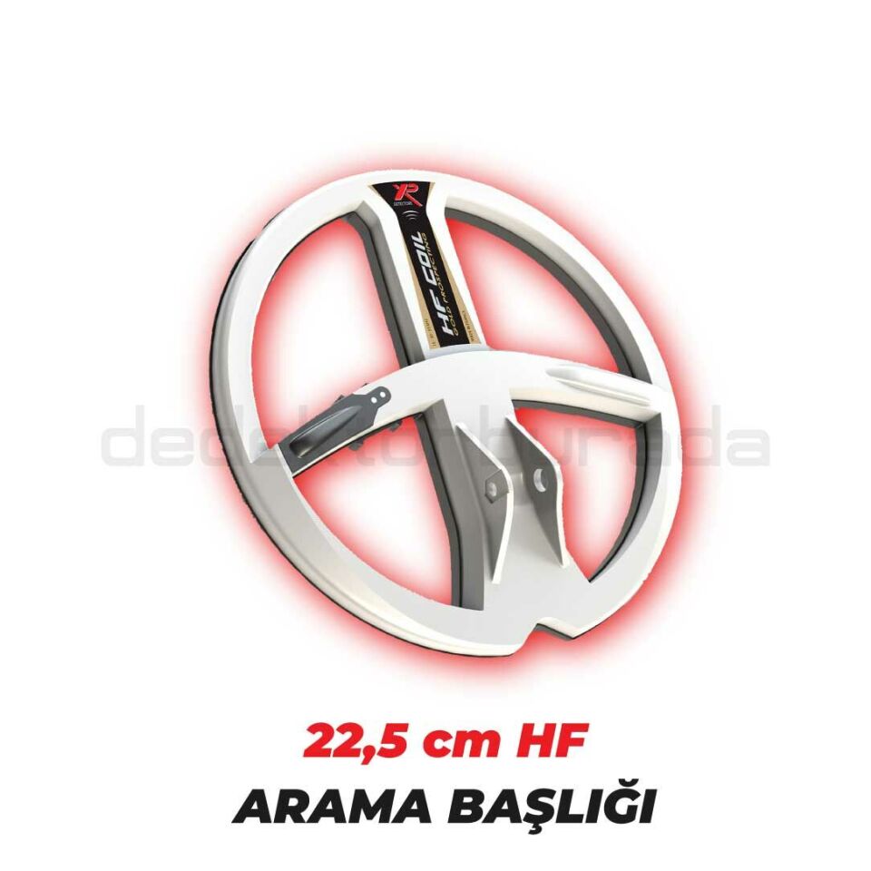 Deus Dedektör - 22,5cm HF Başlık, Ana Kontrol Ünitesi,Ws5 Kulaklık