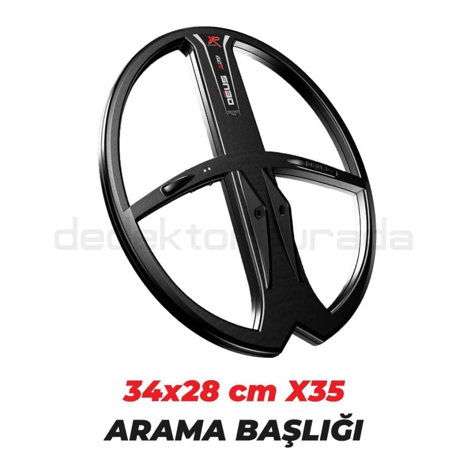 Deus Dedektör - 34x28cm X35 Başlık, WS4 Kulaklık, Ana Kontrol Ünitesi