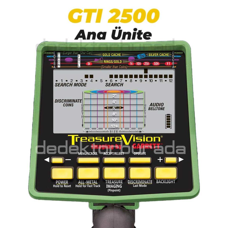 GTI 2500 Dedektör Supreme Package (9,5 '' ve 12,5'' Başlıklı)