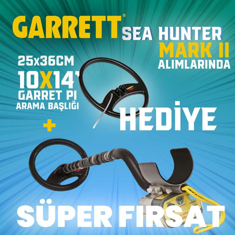 Sea Hunter Mark II Su Altı Dedektörü&Sahil Arama Dedektörü