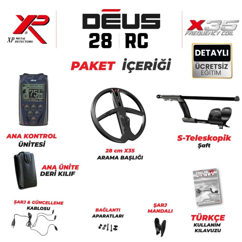 Deus Dedektör - 28cm X35 Başlık, Ana Kontrol Ünitesi