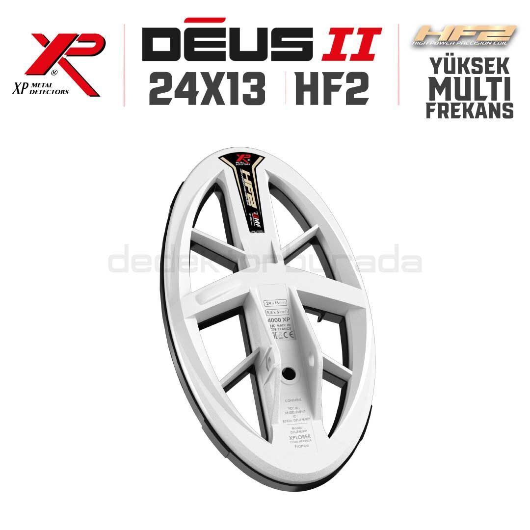 Deus 2 Dedektör 24x13cm HF2 Yüksek Multi Frekanslı Başlık