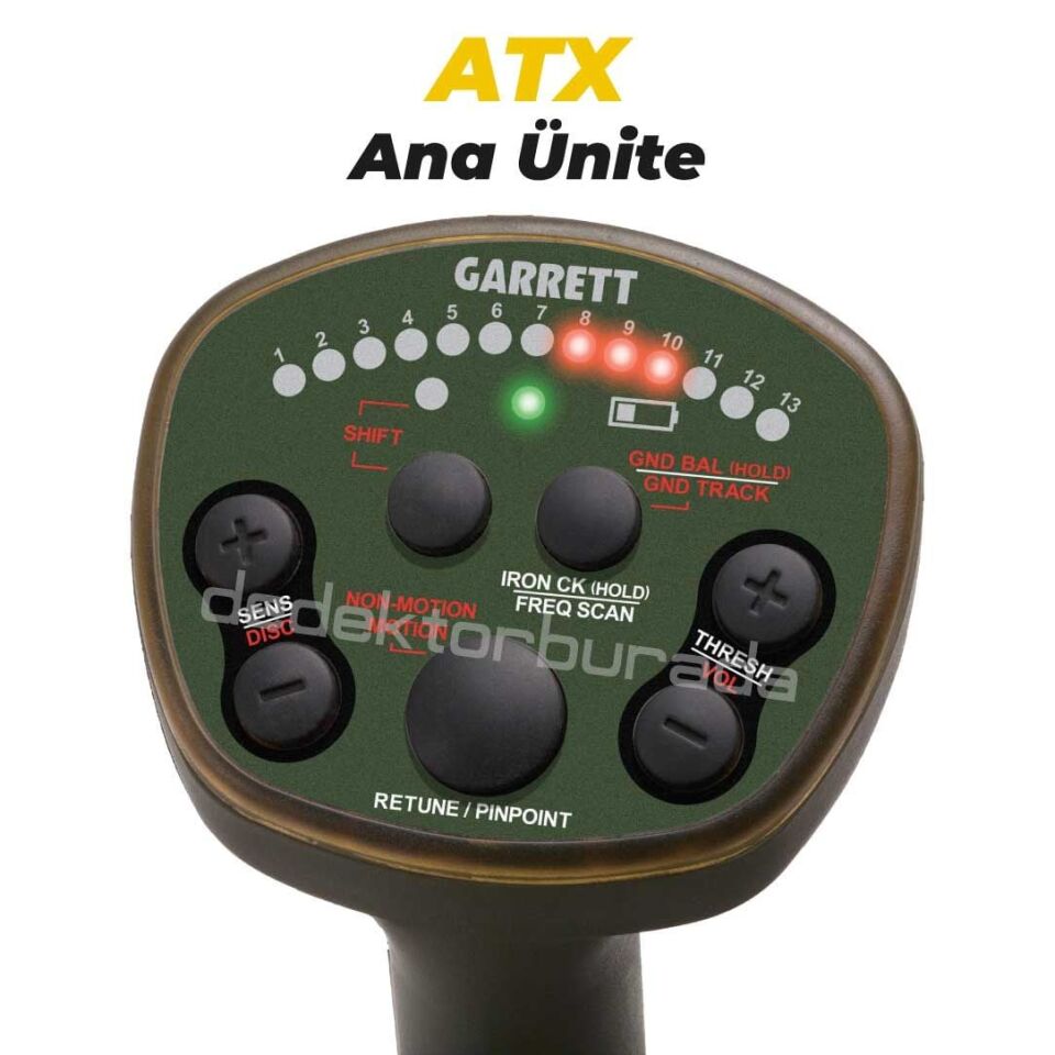 ATX Basic Altın Dedektörü + 20'' Deepseeker Mono Arama Başlığı