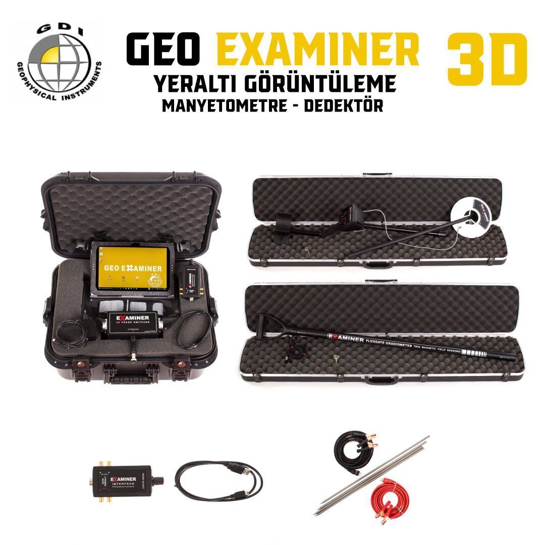 GEO EXAMINER Yer Altı Görüntüleme - Manyetometre + Dedektör