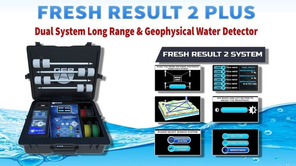Fresh Result 2 Systems Plus Yer Altı Su Tespit Dedektörü