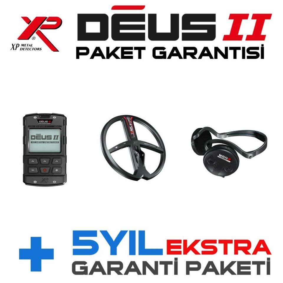 DEUS II Dedektör İçin Ekstra 5 Yıl Garanti Uzatma