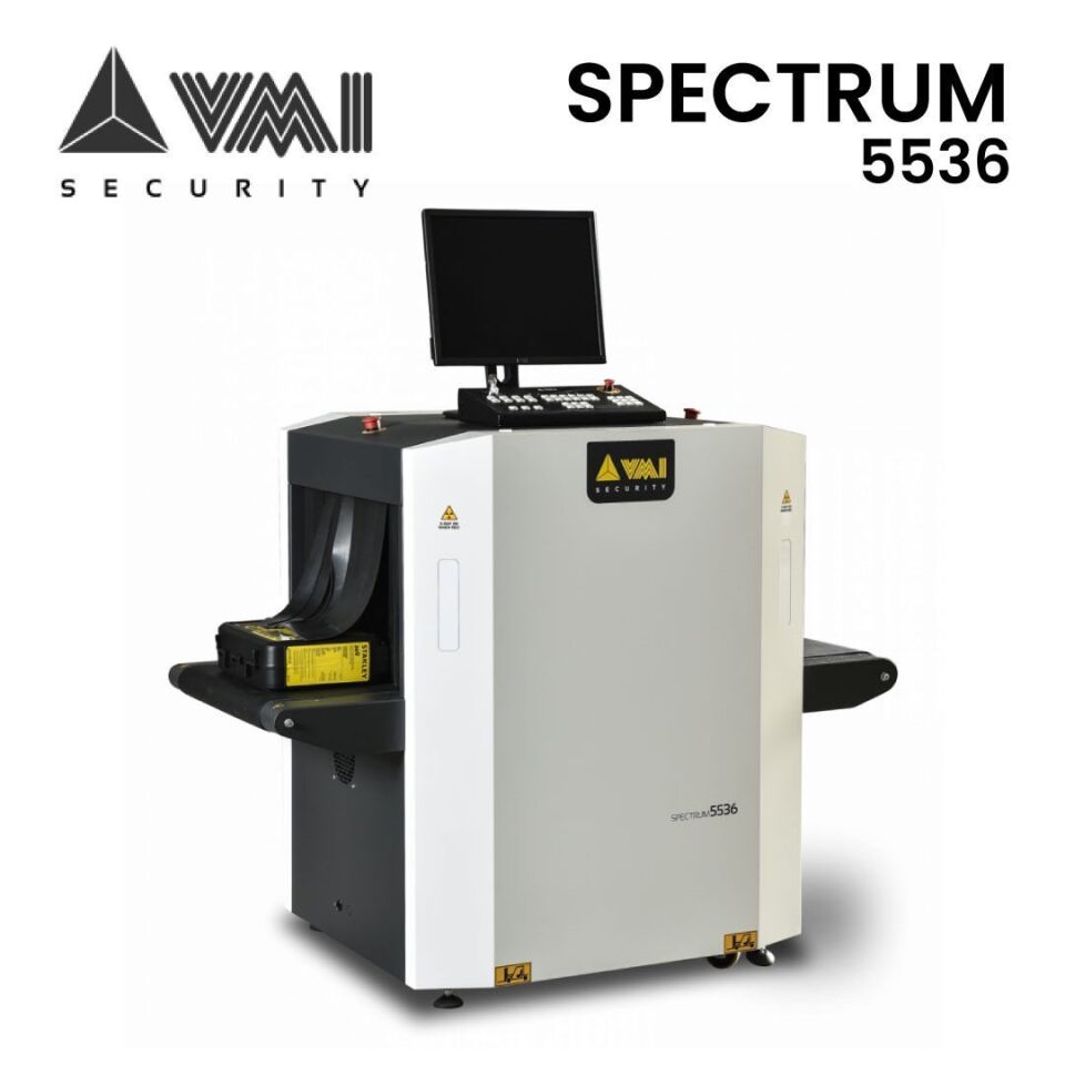 SPECTRUM 5536 - KOMPAKT X-RAY BAGAJ VE KÜÇÜK PAKET GÖRÜNTÜLEME SİSTEMİ