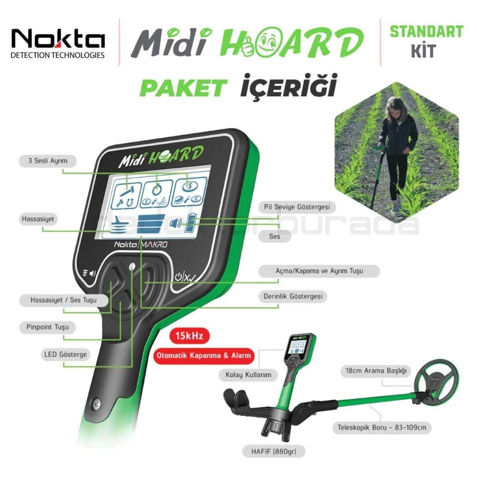 Midi Hoard  Dedektör