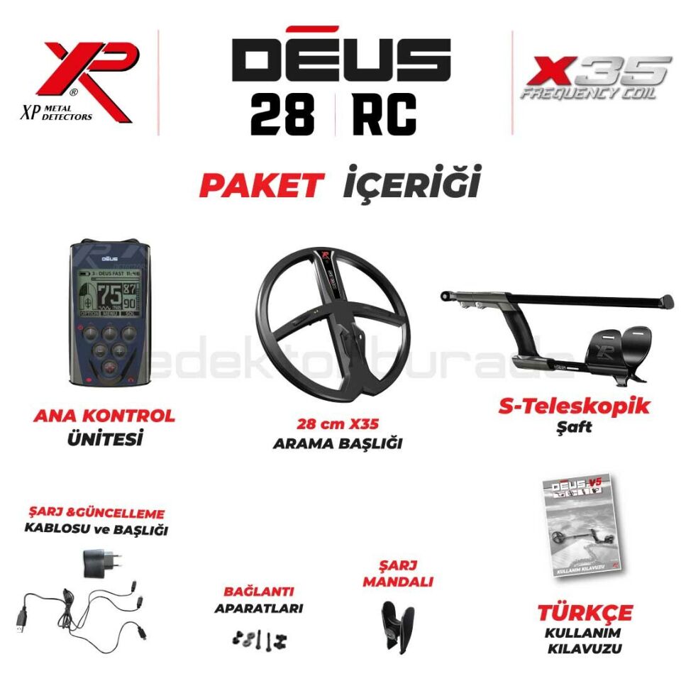 Deus Dedektör - 28cm X35 Başlık, Ana Kontrol Ünitesi