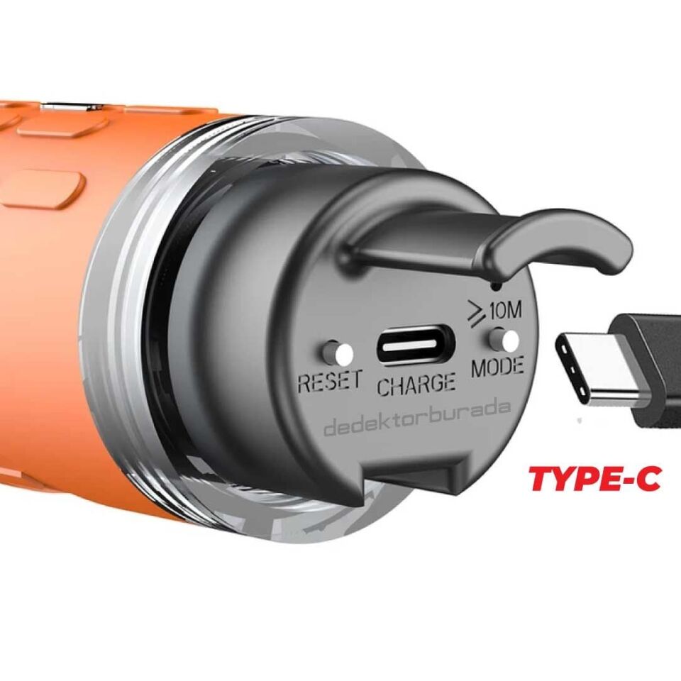 Scuba Tector PRO Su Altı Dedektörü&Sahil Arama Dedektörü - 20 cm Başlıklı