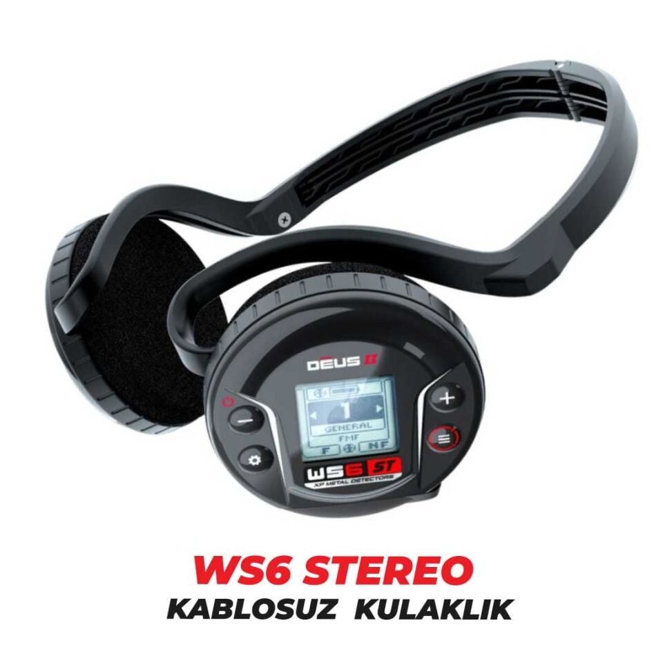 Deus 2 Dedektör - 22,5cm FMF Başlık, WS6 ST Kulaklık, Ana Kontrol Ünitesi
