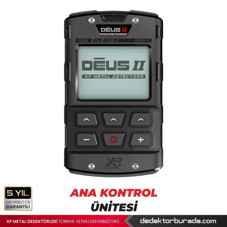 Deus 2 Dedektör - 22,5cm FMF Başlık, Ana Kontrol Ünitesi