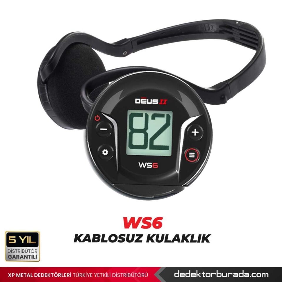 Deus 2 Dedektör - 28cm FMF Başlık, WS6 Kulaklık, Ana Kontrol Ünitesi