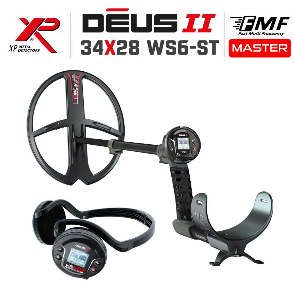 Deus 2 Dedektör - 34x28cm FMF Başlık, WS6 Master