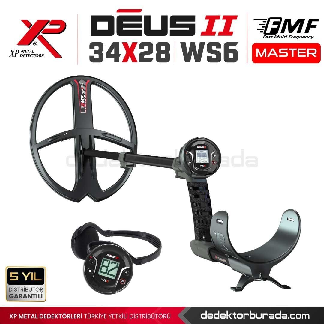 Deus 2 Dedektör - 34x28cm FMF Başlık, WS6 Master