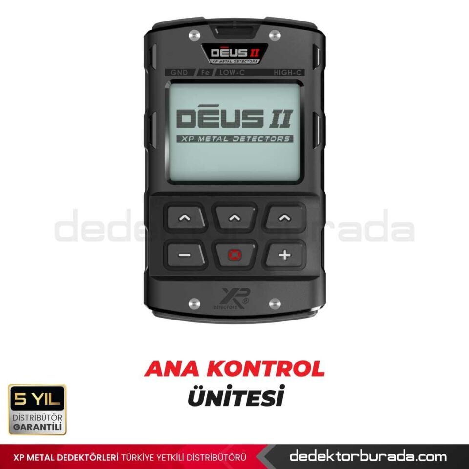 Deus 2 Dedektör - 22,5cm FMF Başlık, Ana Kontrol Ünitesi, WSAXL ST Kulaklık