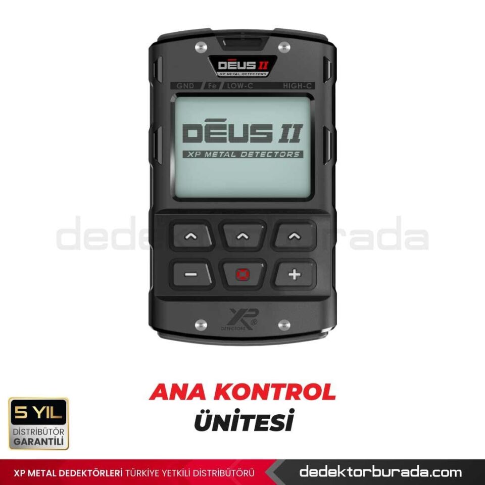 Deus 2 Dedektör - 22,5cm FMF Başlık, Ana Kontrol Ünitesi, WSA2 Kulaklık