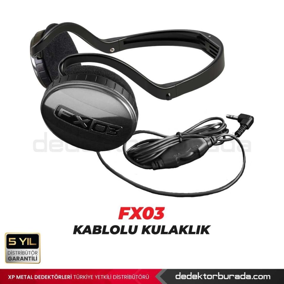 Deus 2 Dedektör - 28cm FMF Başlık, Ana Kontrol Ünitesi, FX03 Kulaklık