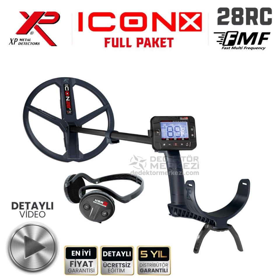 XP ICONX Dedektör – FULL Paket WSA ST Kulaklık