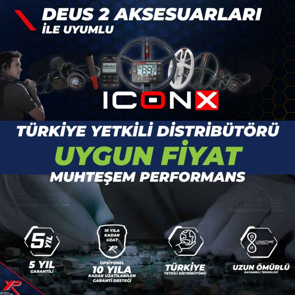 XP ICONX Dedektör – FULL Paket WSA ST Kulaklık