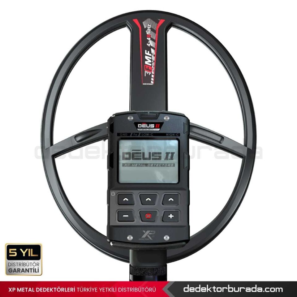 Deus 2 Dedektör - 34x28cm FMF Başlık, Ana Kontrol Ünitesi, WSA2 Kulaklık