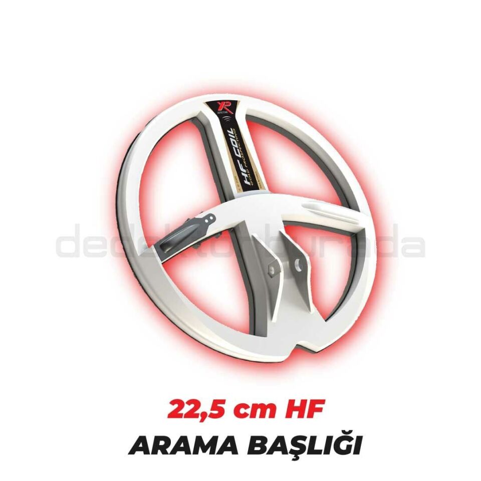 Deus Dedektör - 22,5cm HF Başlık, Ana Kontrol Ünitesi,Ws5 Kulaklık