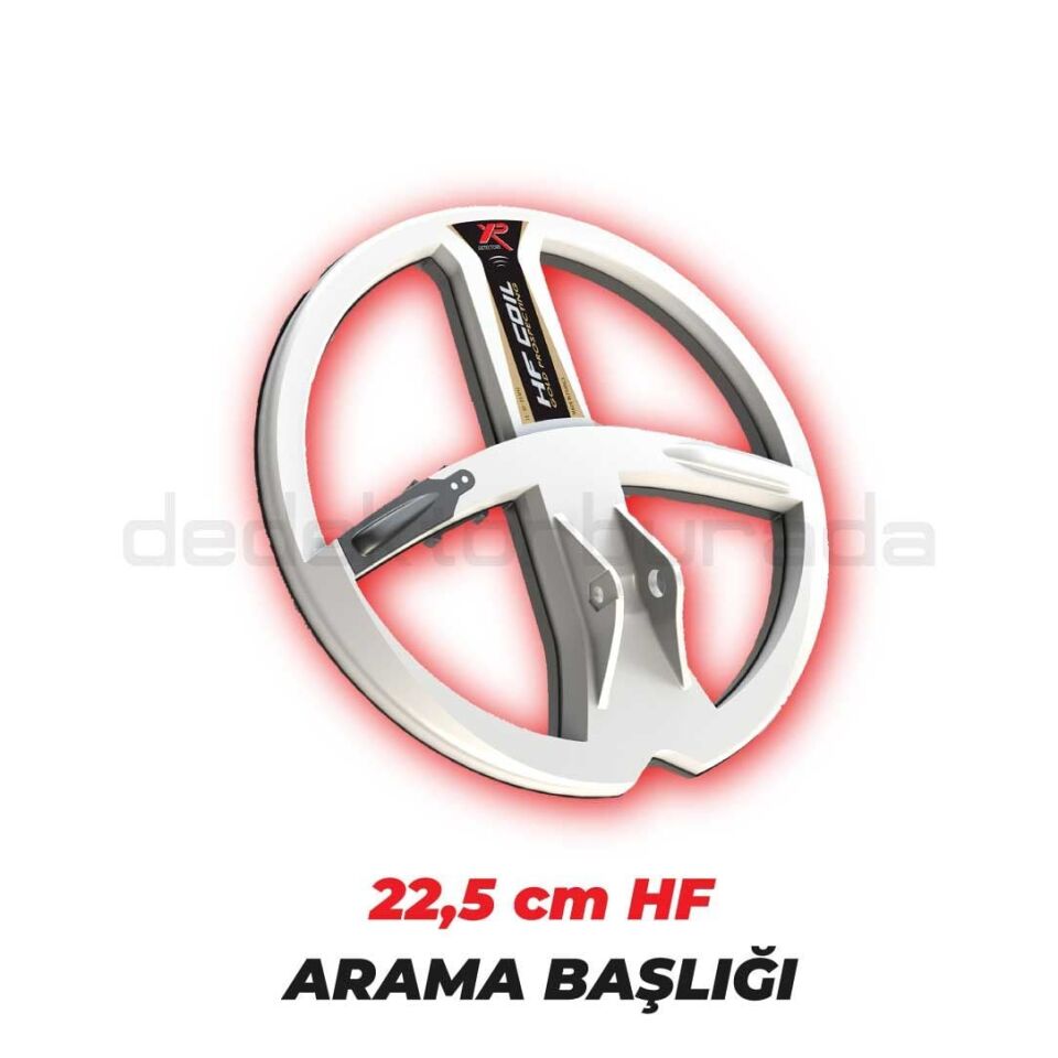 DEUS Dedektör - 22,5cm HF Başlık, Ana Kontrol Ünitesi (RC), WS4 Kulaklık - FULL PAKET