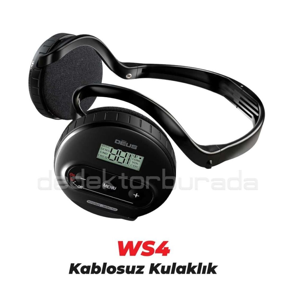 DEUS Dedektör - 22,5cm HF Başlık, Ana Kontrol Ünitesi (RC), WS4 Kulaklık - FULL PAKET