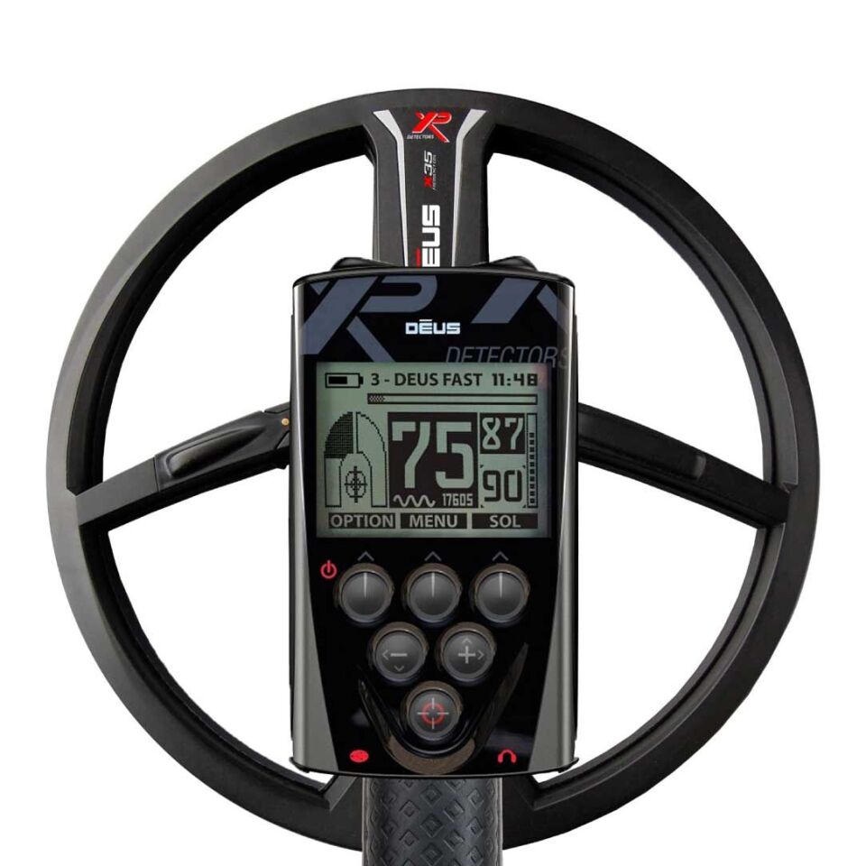 DEUS Dedektör - 28cm X35 Başlık, Ana Kontrol Ünitesi (RC), WSAUDIO Kulaklık - FULL PAKET