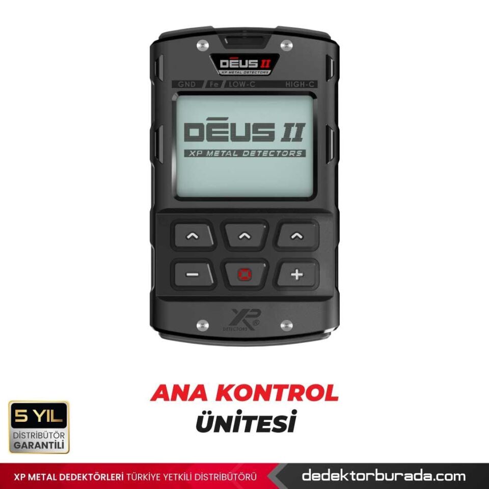 DEUS 2 - 22,5cm FMF Başlık, Ana Kontrol Ünitesi (RC), BH-01 Kablolu Su Geçirmez Kulaklık