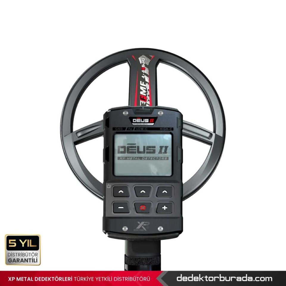 DEUS 2 - 22,5cm FMF Başlık, Ana Kontrol Ünitesi (RC), BH-01 Kablolu Su Geçirmez Kulaklık