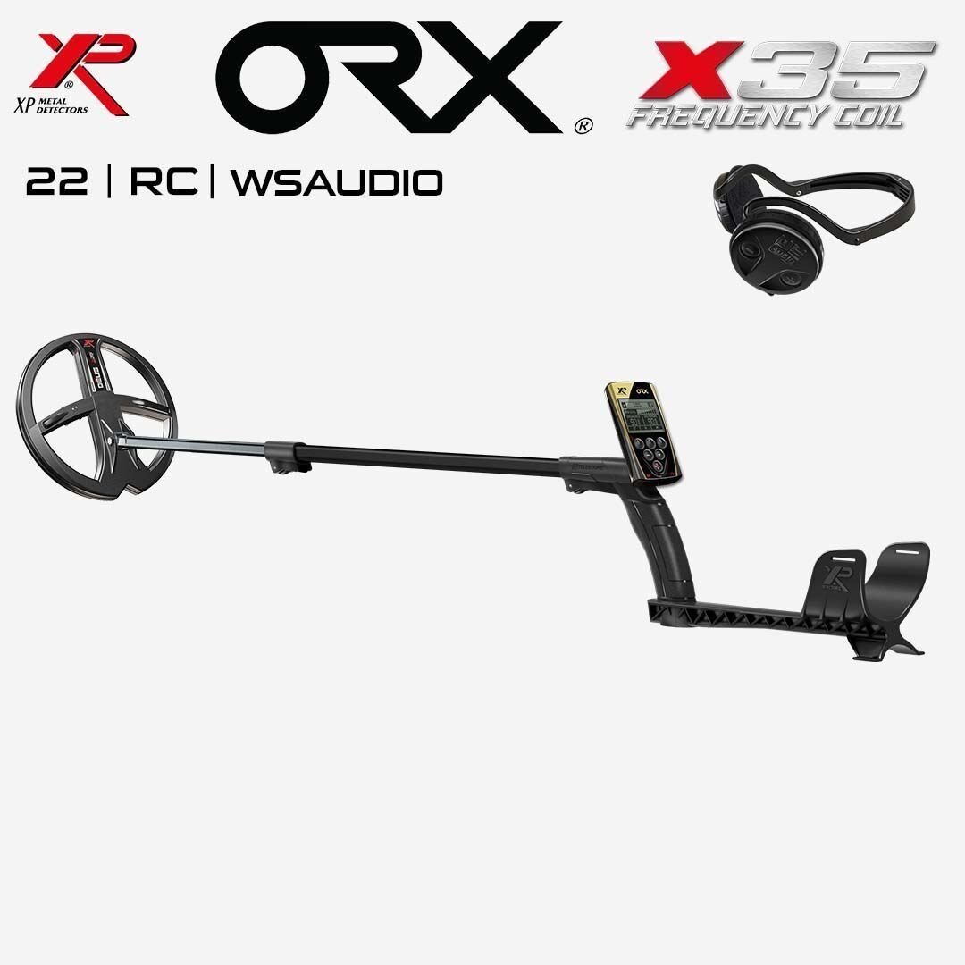 ORX Altın Dedektörü - 22,5cm X35 Başlık, Ana Kontrol Ünitesi (RC), WSAUDIO Kulaklık - FULL PAKET