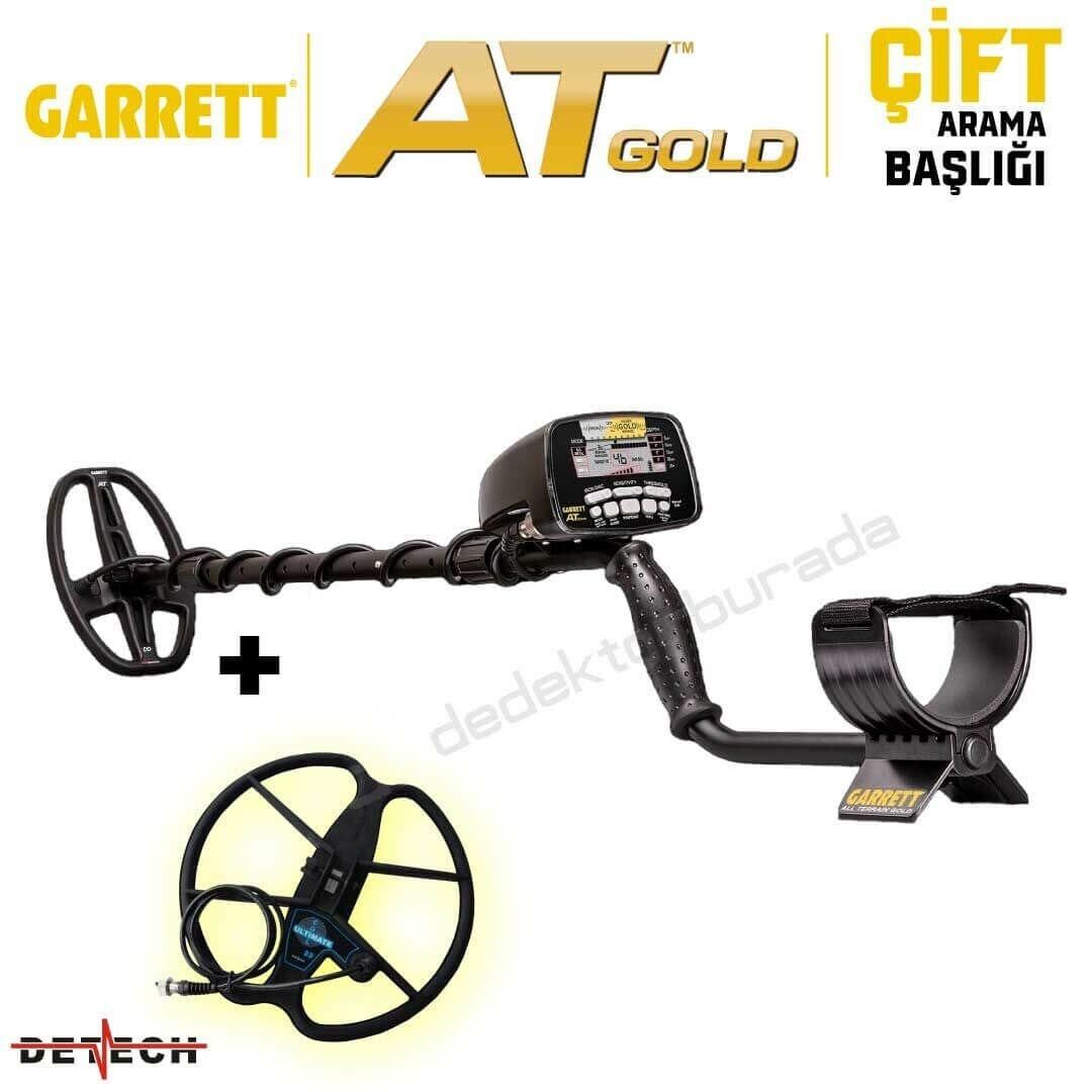 At Gold Altın Dedektörü Çift Başlıklı - 5x8'' + 13'' Ultimate Başlık