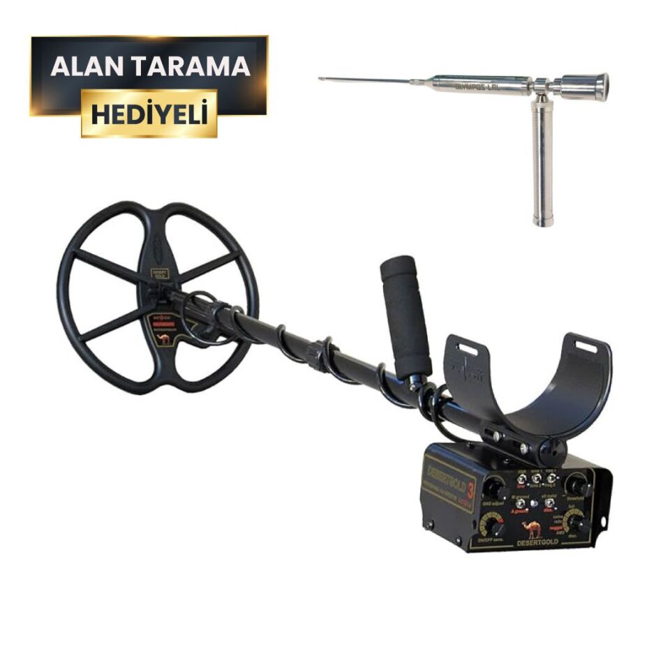 DESERT GOLD 3 Dedektör (11,5'' Ultimate Başlıklı)