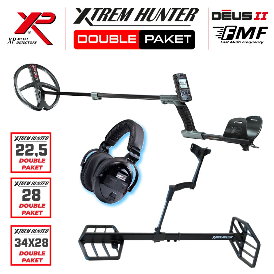 Xtrem Hunter Dedektör - DOUBLE PAKET WSAXL ST Kulaklıklı