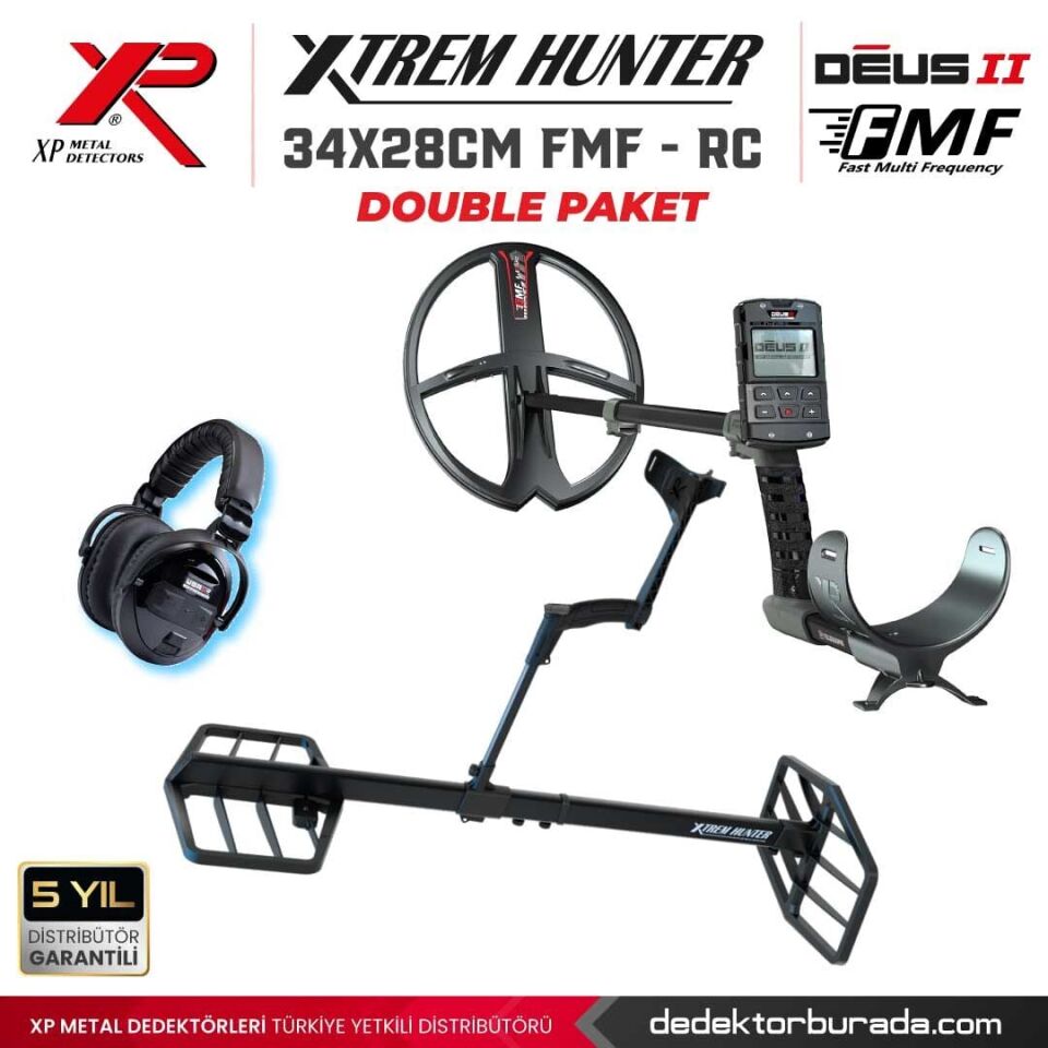 Xtrem Hunter Dedektör - DOUBLE PAKET WSAII XL Kulaklıklı