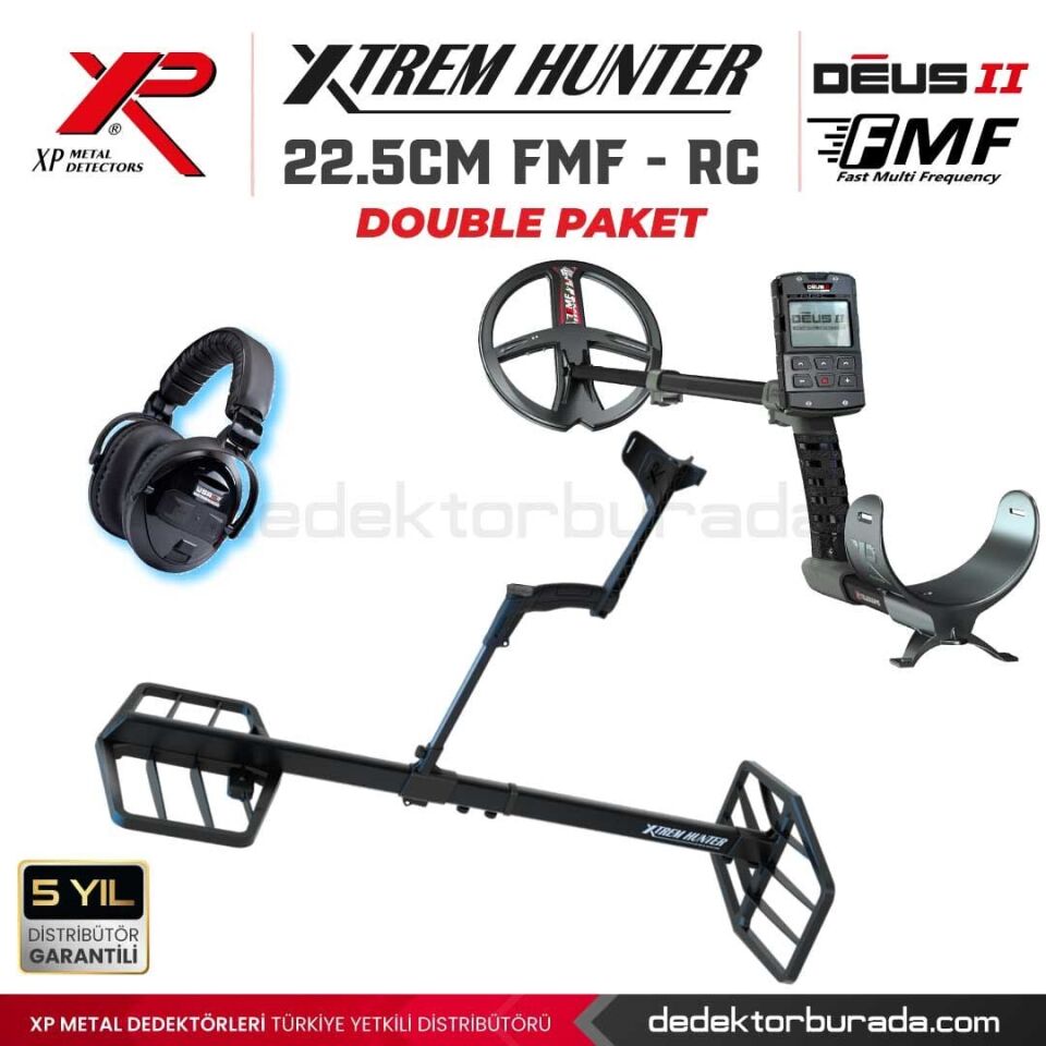 Xtrem Hunter Dedektör - DOUBLE PAKET WSAII XL Kulaklıklı
