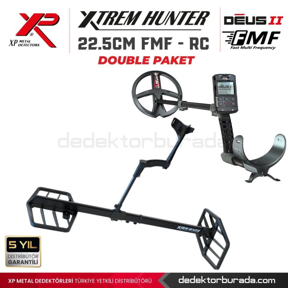 Xtrem Hunter Dedektör Derin Dedektör - DOUBLE PAKET ( KULAKLIKSIZ )
