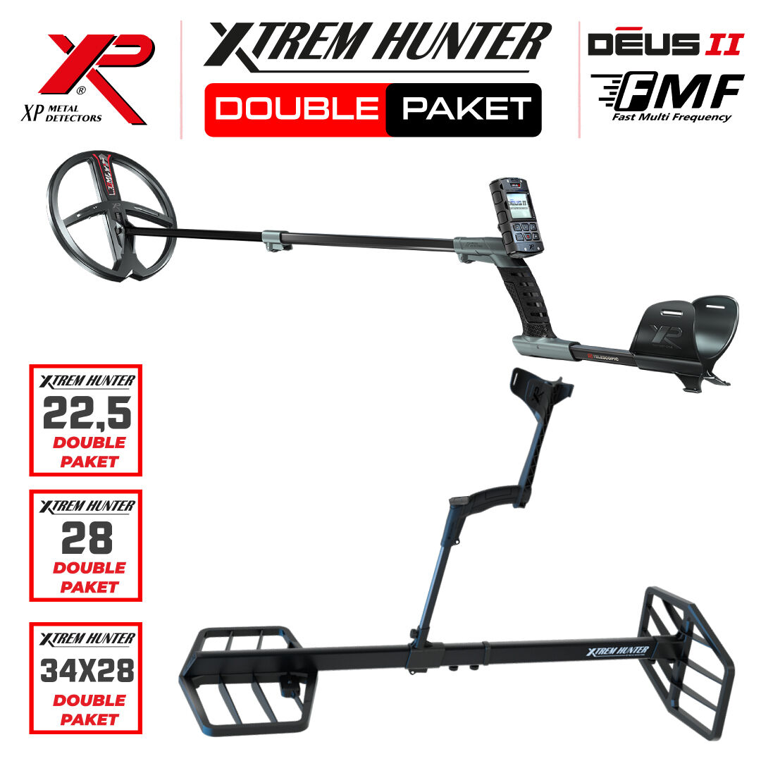 Xtrem Hunter Dedektör Derin Dedektör - DOUBLE PAKET ( KULAKLIKSIZ )