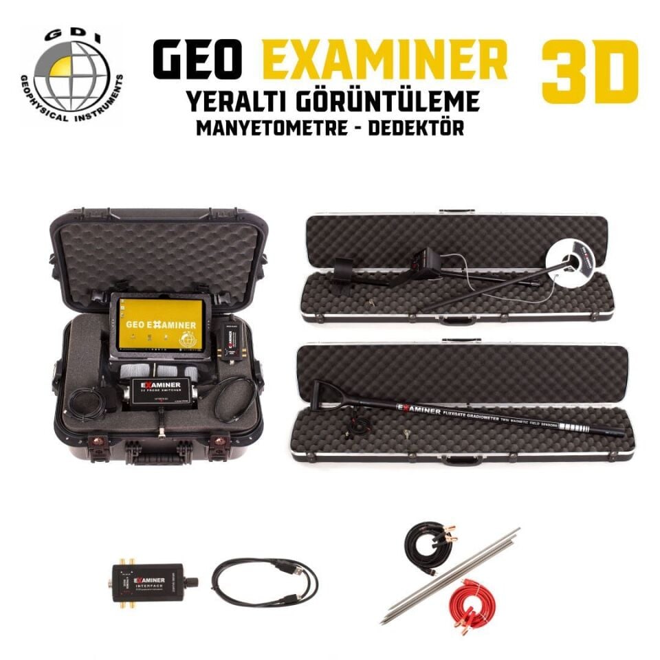 GEO EXAMINER Yeraltı Görüntüleme - Manyetometre + Dedektör