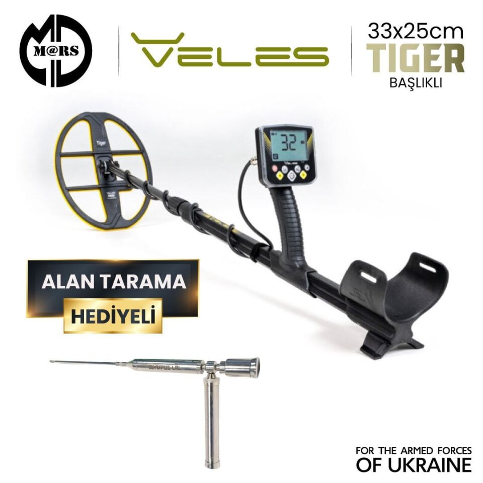 VELES Dedektör – TIGER 33x25,5cm Başlık