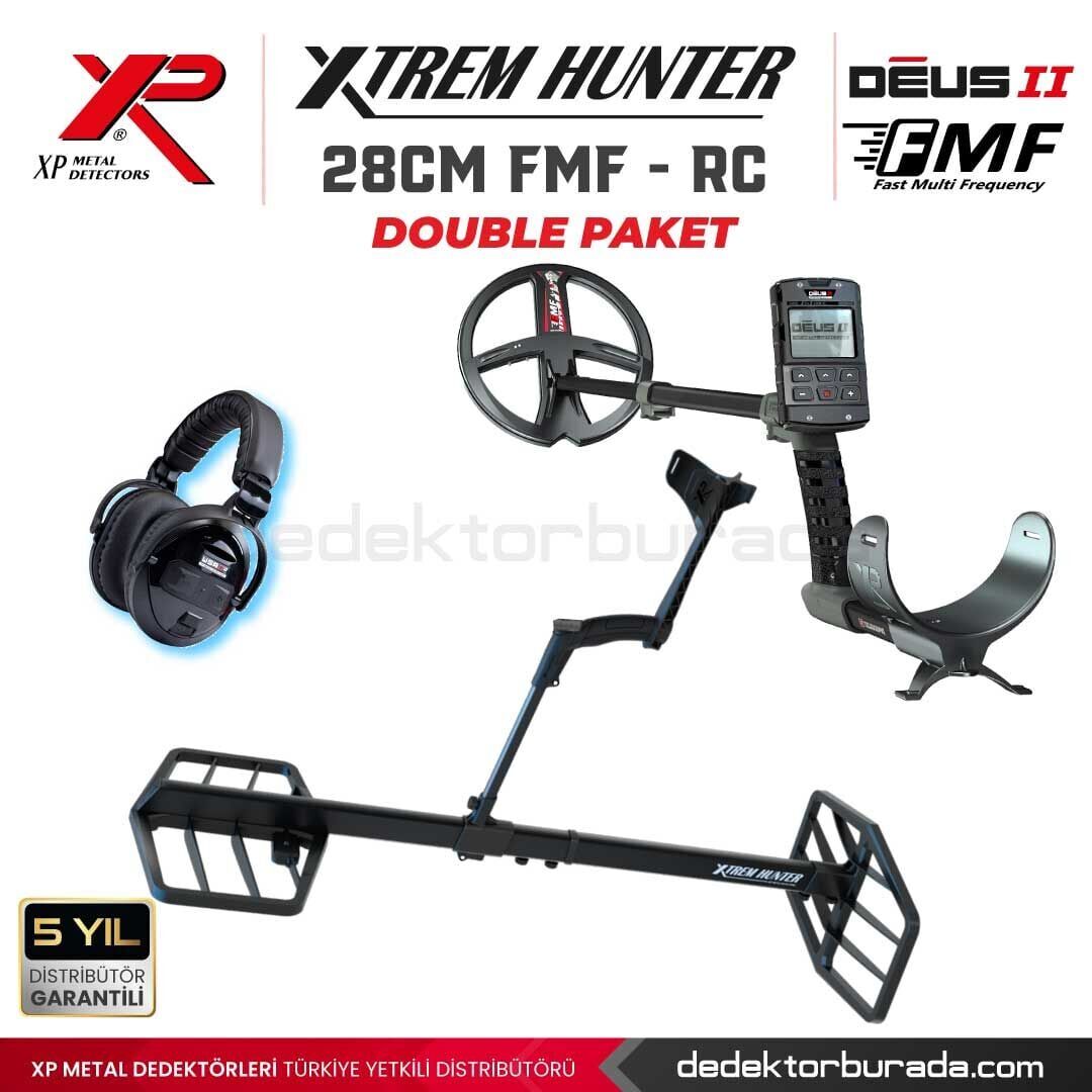 Xtrem Hunter Dedektör - DOUBLE PAKET WSAII XL Kulaklıklı 28FMF-RC-WSA2XL