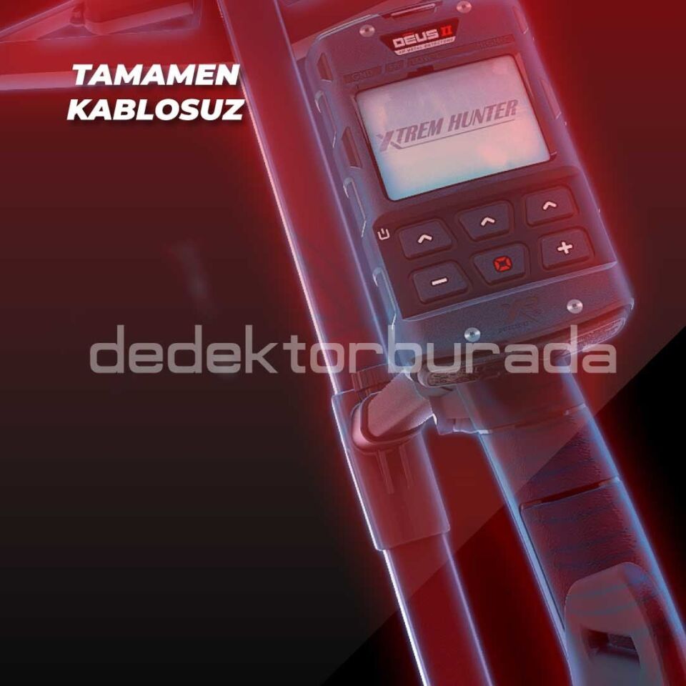 Xtrem Hunter Dedektör - DOUBLE PAKET WSAXL ST Kulaklıklı DEUS 2 Dedektör 34x28cm FMF Başlıklı Paket